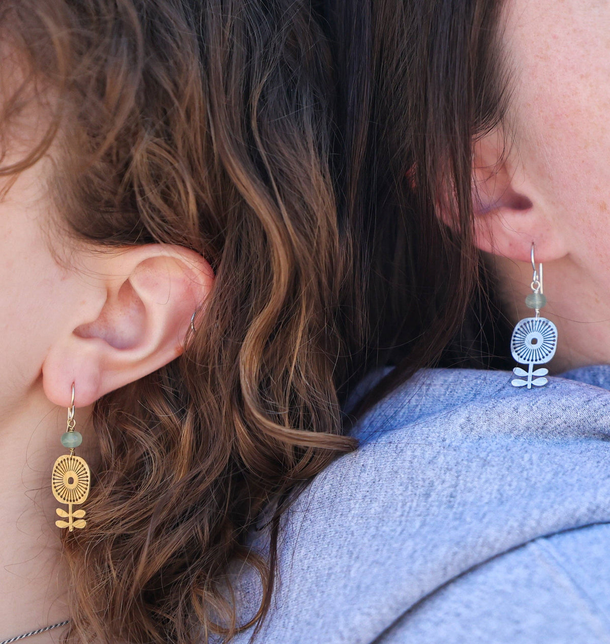 Verdure Silver Earrings