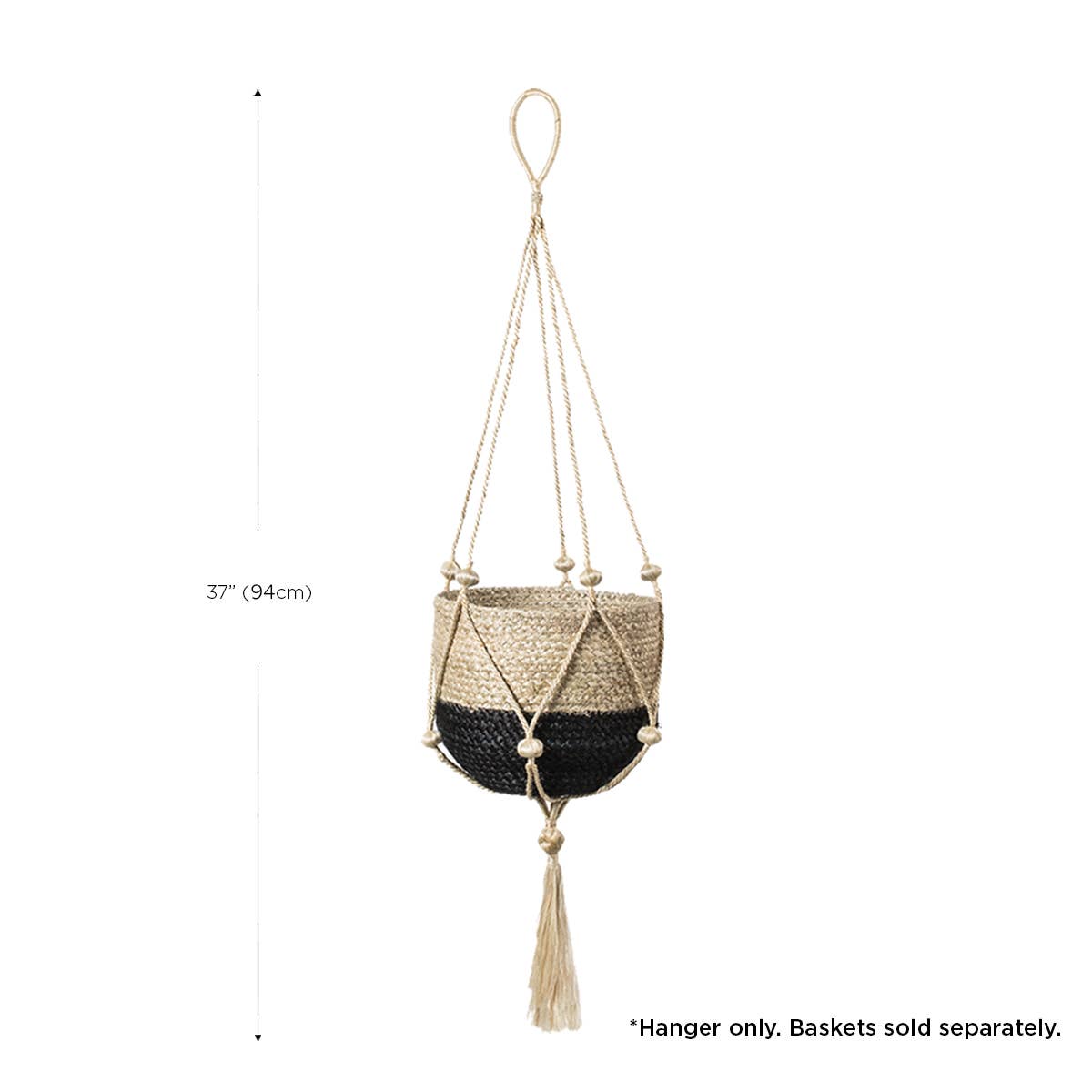Handwoven Macrame Jute Plant Hanger