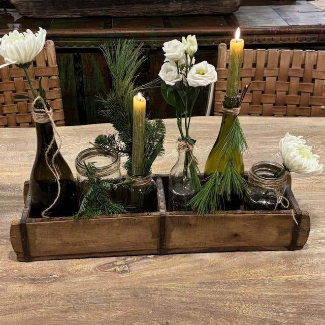 Teak Brick Mold Planter