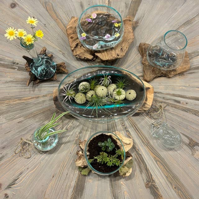 Hanging Glass Planter
