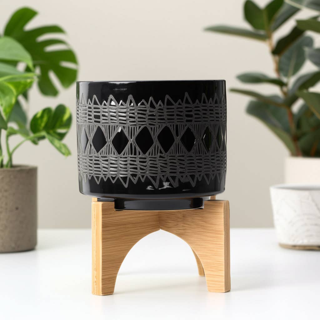 Ceramic Aztec Planter