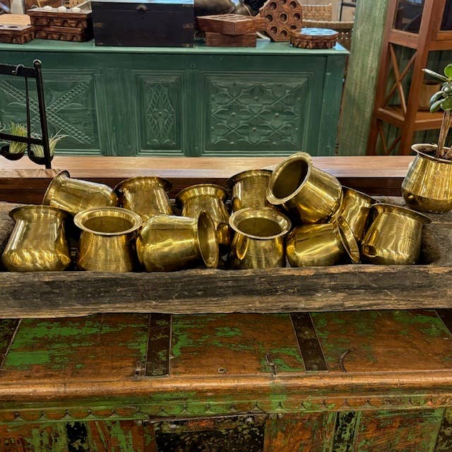 Small Brass Pot