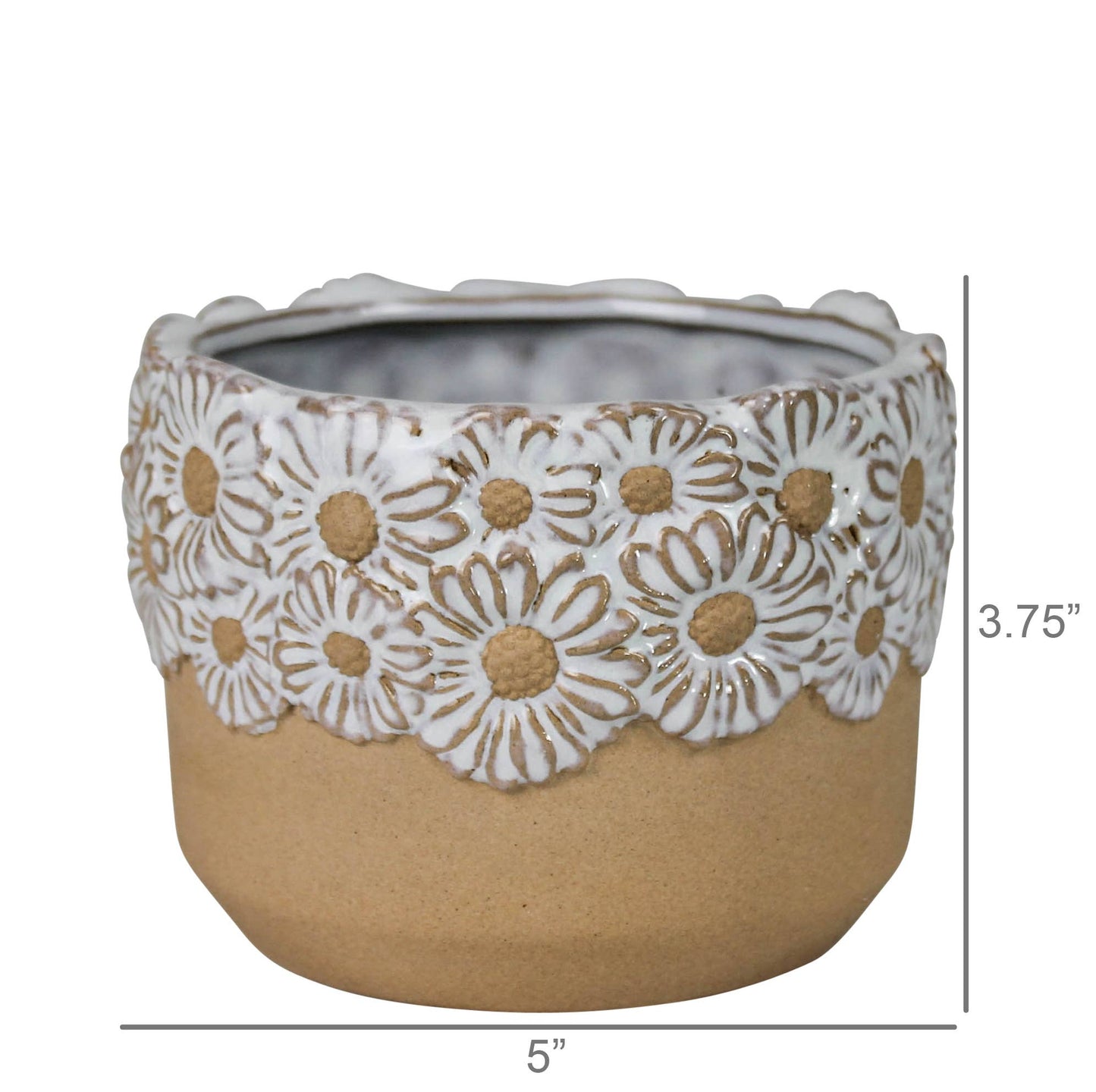 Daisy Rim Cachepot