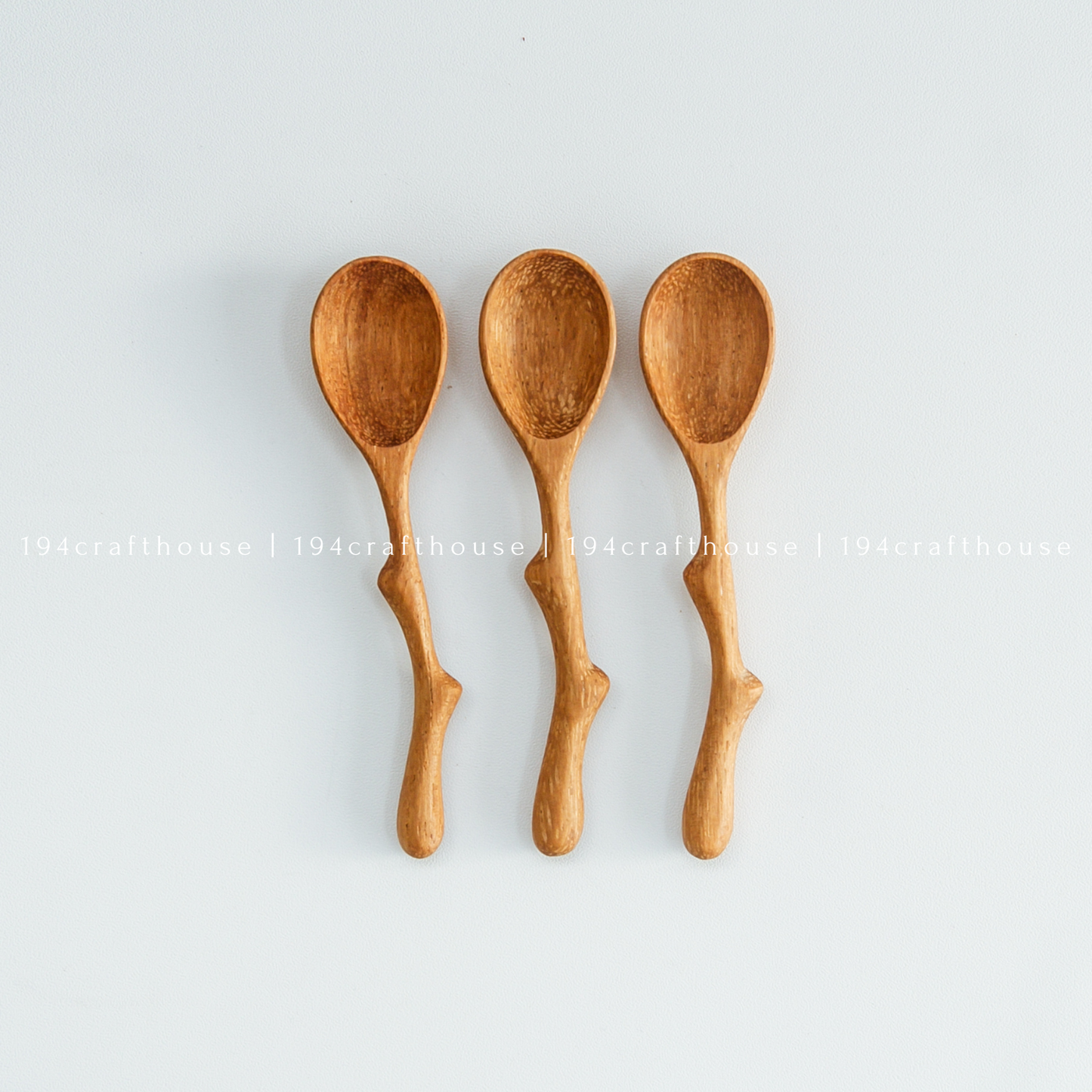 Twig Handle Wooden Spice Spoon