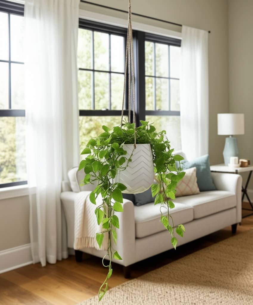 Chevron Hanging Planter