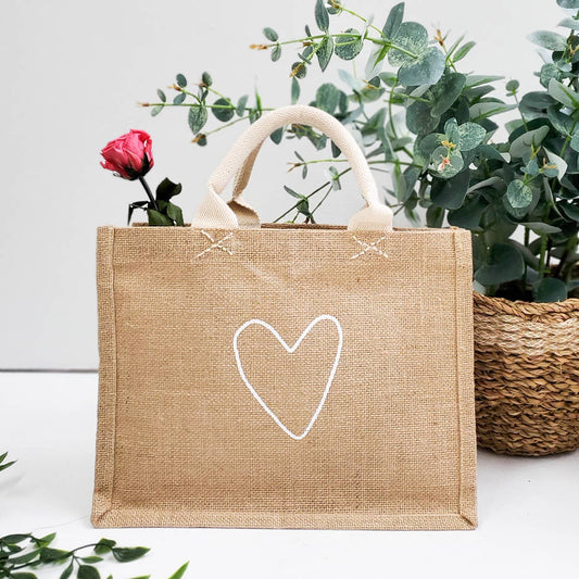 Handmade Burlap Jute Tote