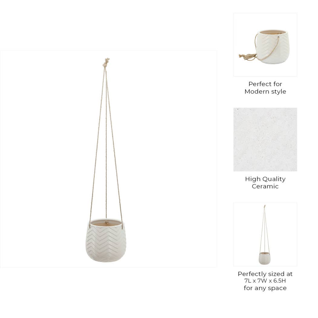 Chevron Hanging Planter