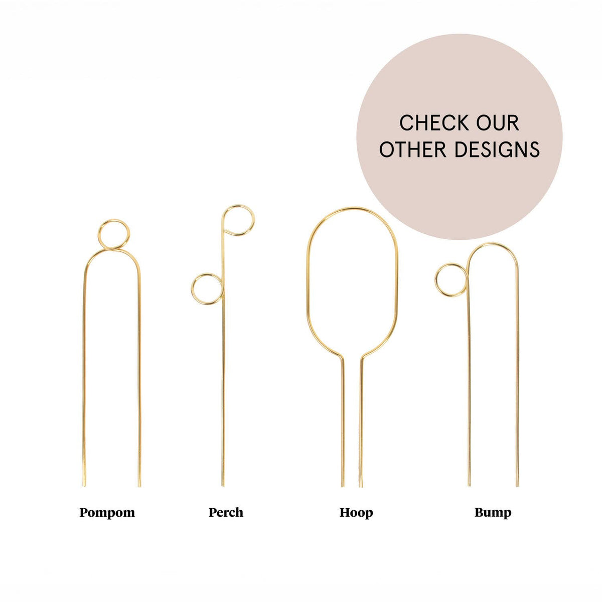 Gold Bump Plant Stake