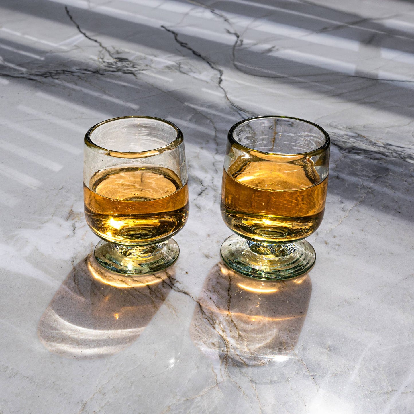 Smoke Short Stemmed Glass Set