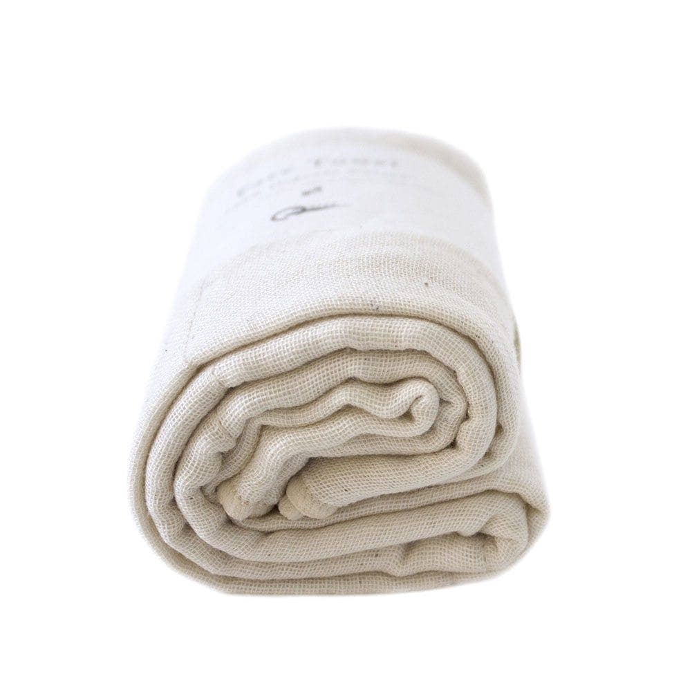 Organic Ivory Cotton Hand Towel