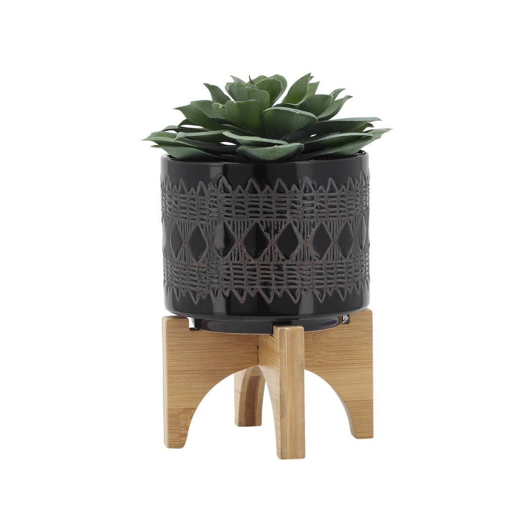 Ceramic Aztec Planter