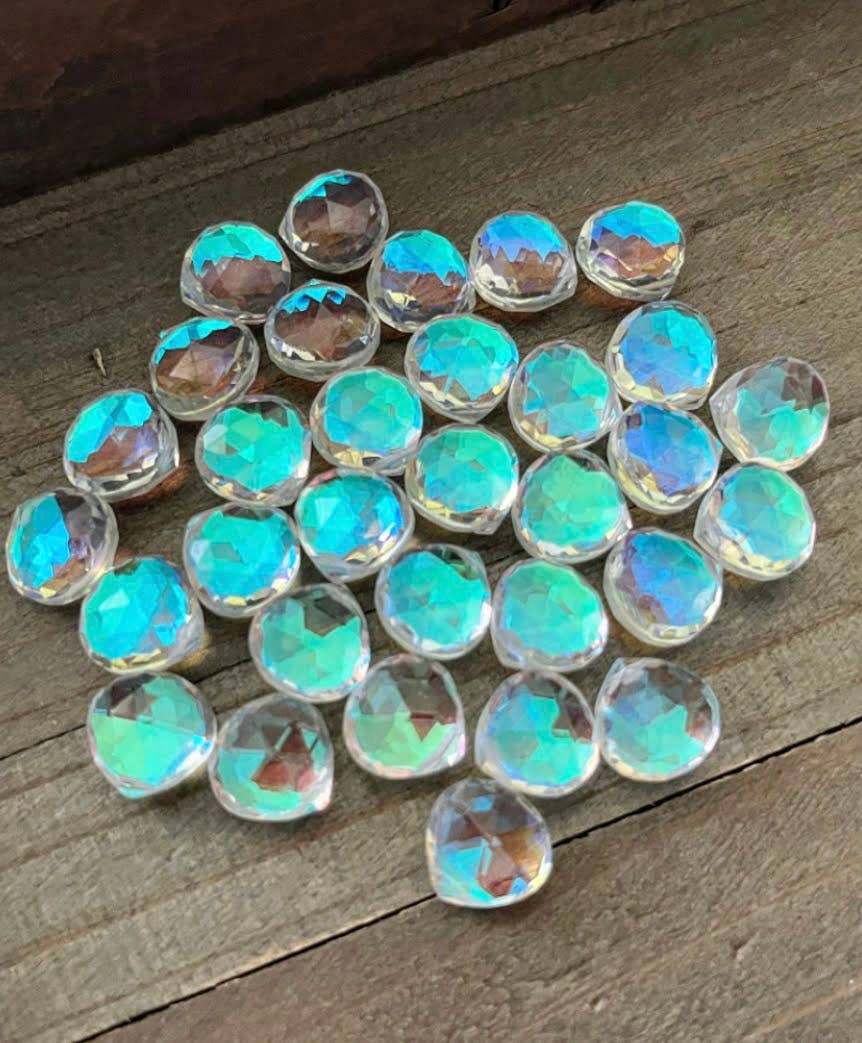 Hydroquartz Rainbow Teardrop 16" Necklace