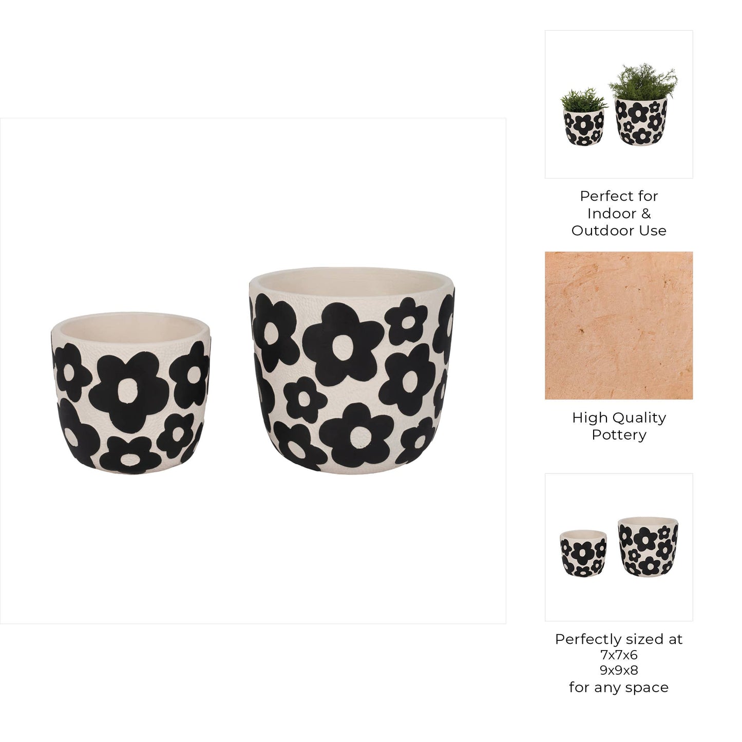 Ceramic Flower Power Pot