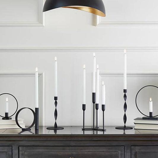 Iron 4 Taper Candleholder