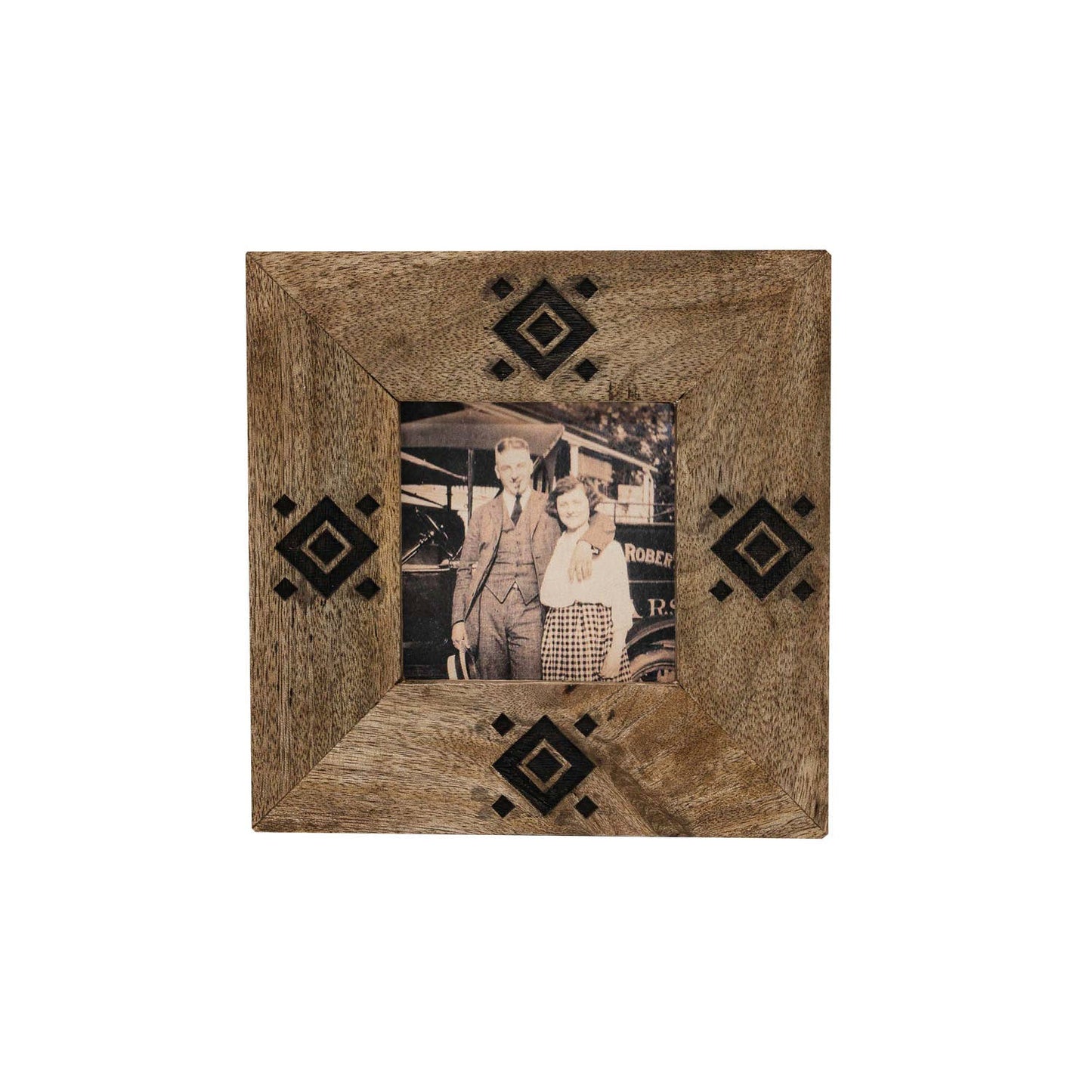 Hand Carved Zora Wood Frame