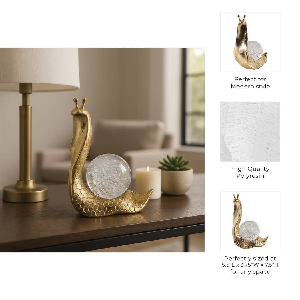 Decorative Snail Figurine
