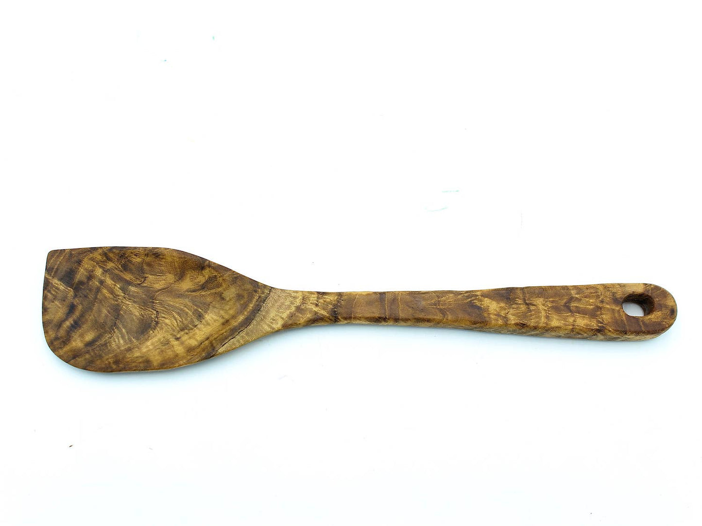 Rustic Handle Wooden Corner Spoon