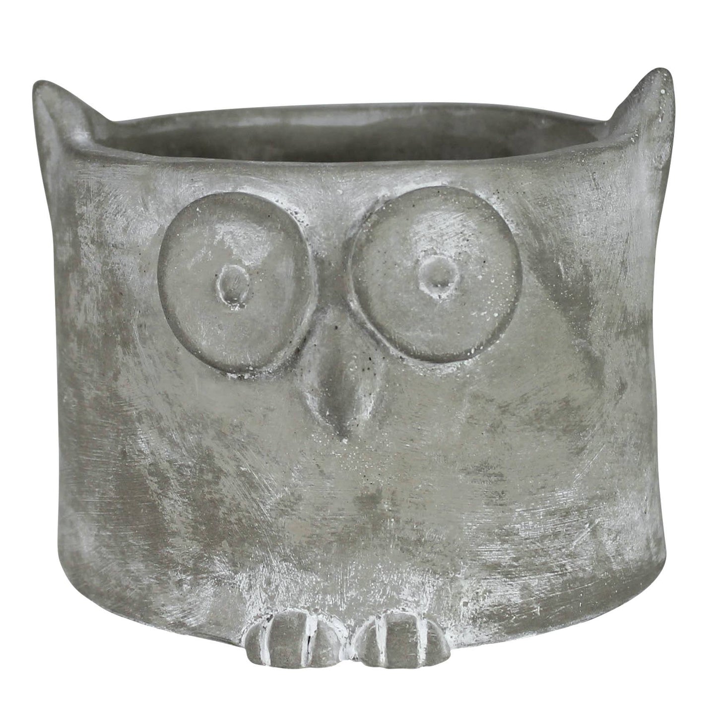 Wise Owl Cement Cachepot