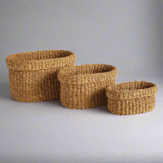Seagrass Round Baskets