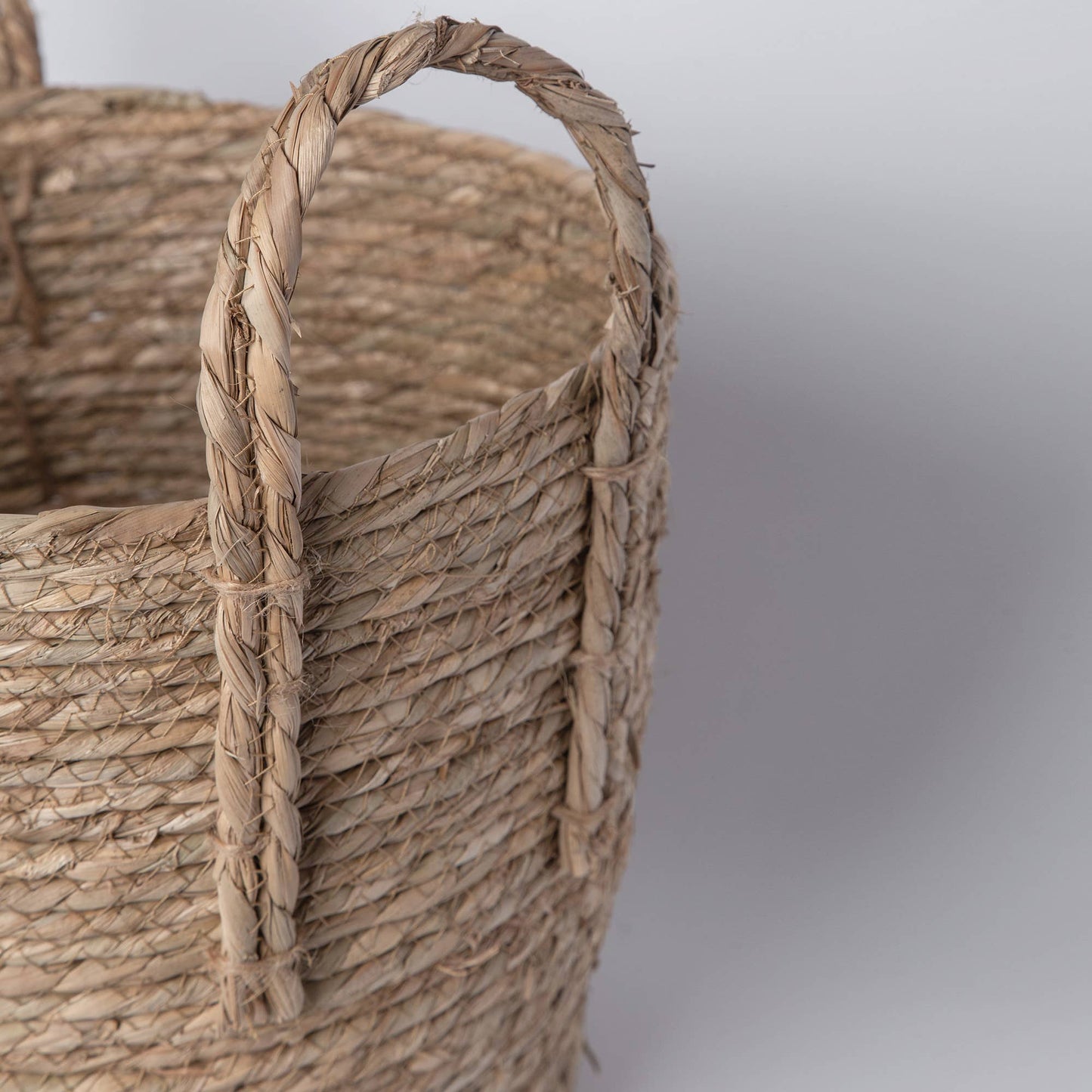 Seagrass Basket With Handles
