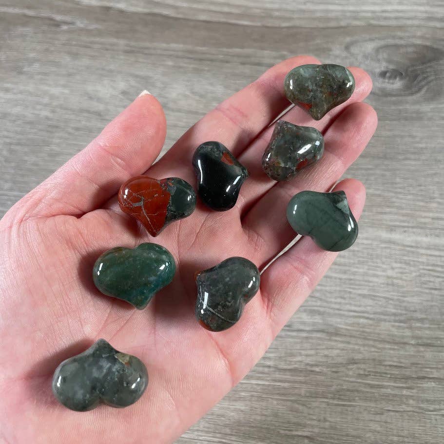 Gemstone Puffy Hearts