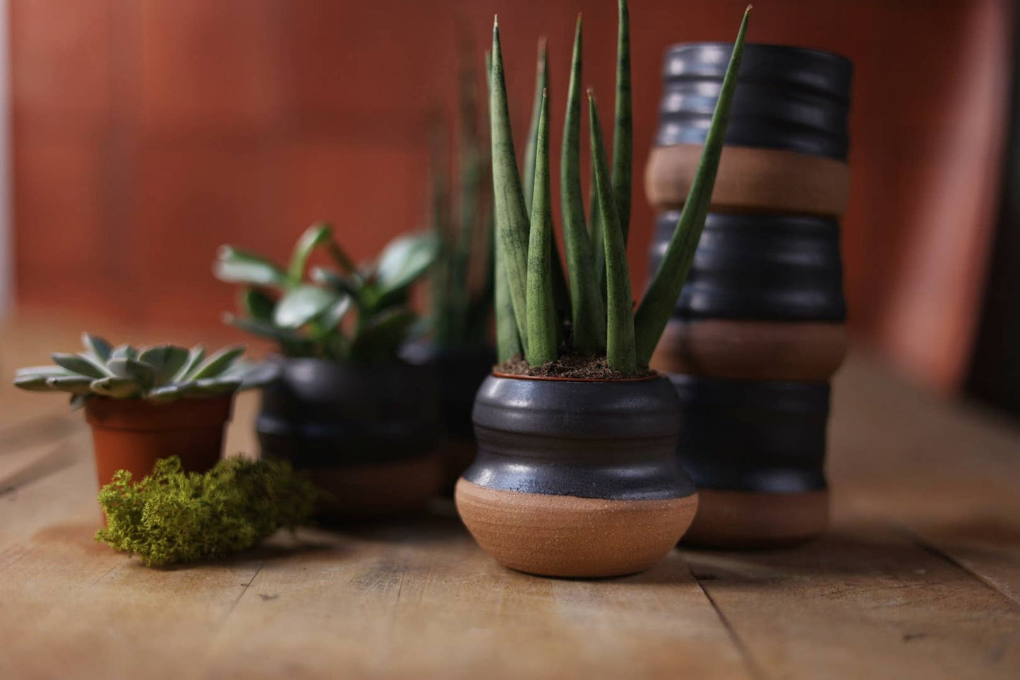 Handmade Pottery Mini Pots