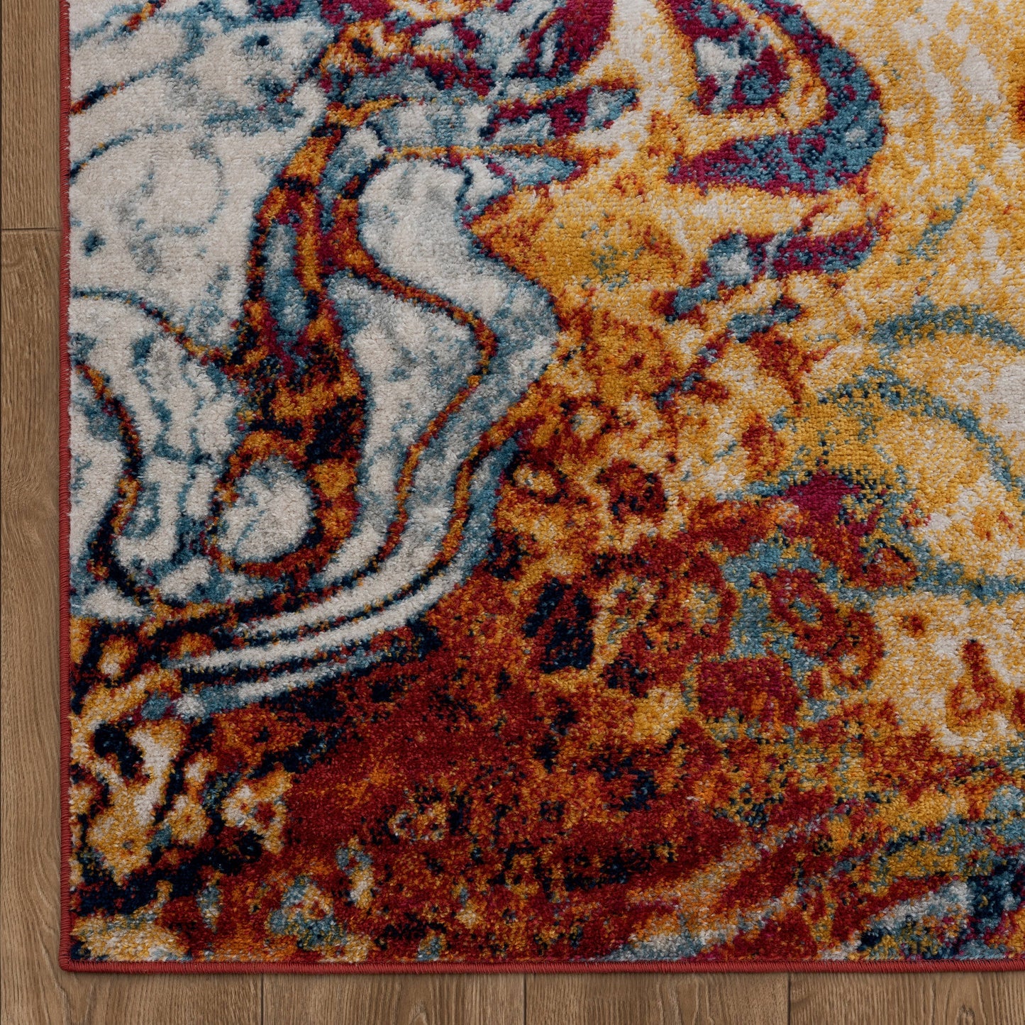 Kimberly Abstract Round Rug 4' 4"