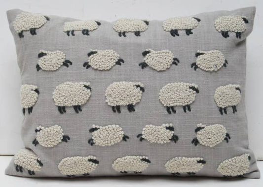 Applique Sheep Pillow