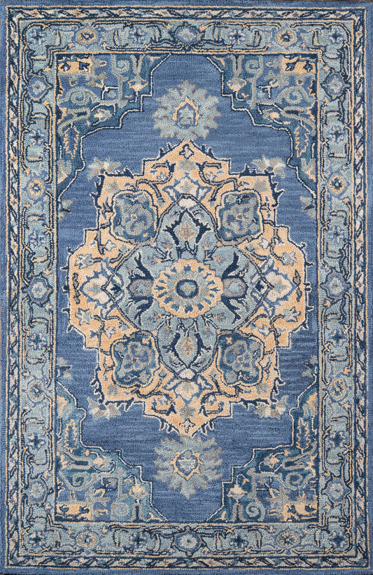 Ibiza Denim Medallion Rug 2' X 3'