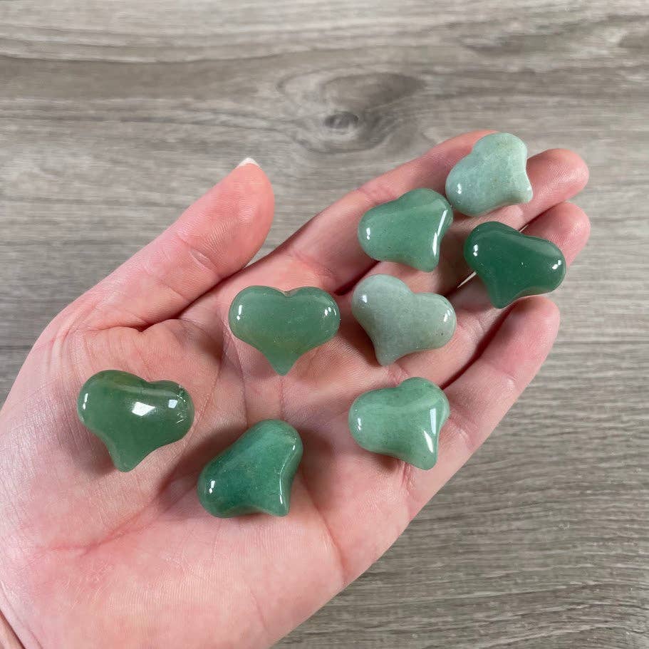 Gemstone Puffy Hearts