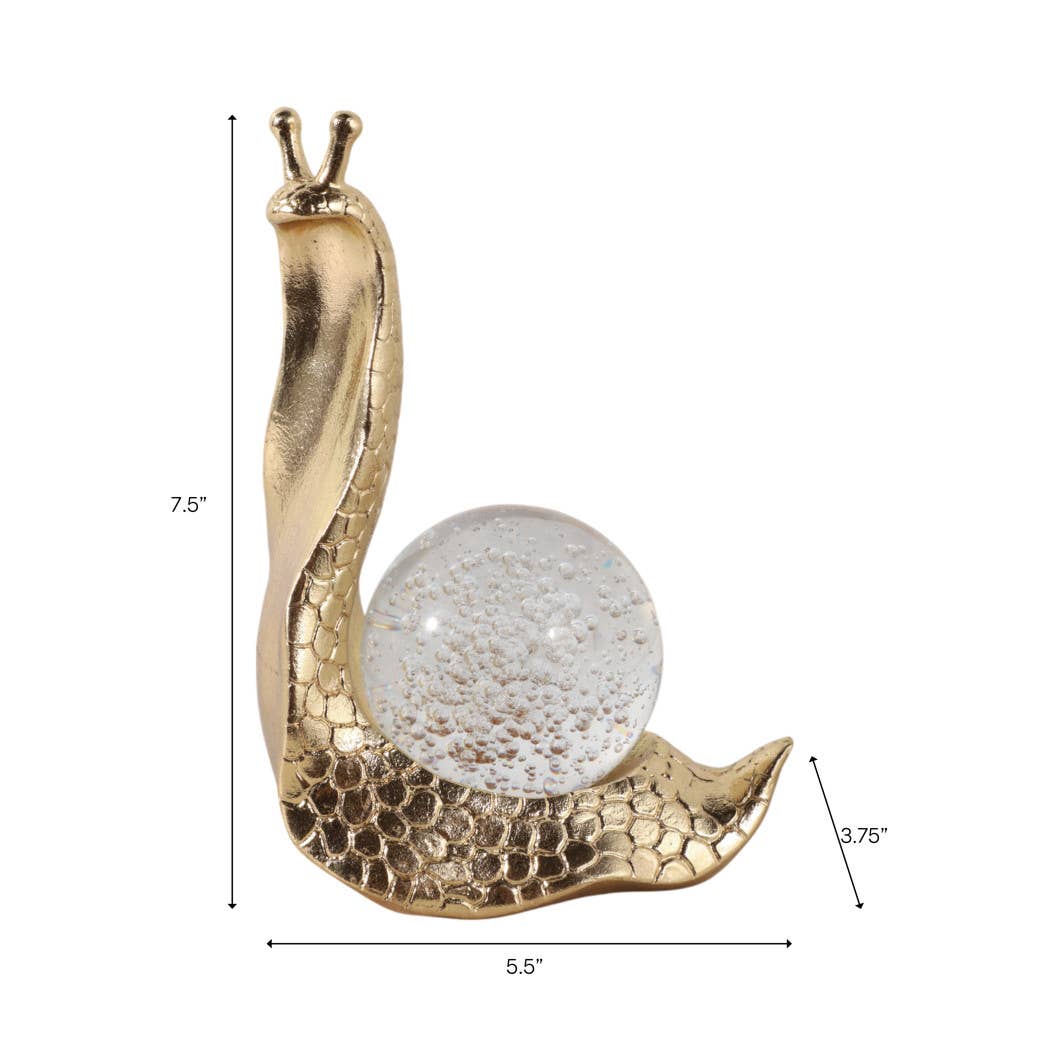 Decorative Snail Figurine