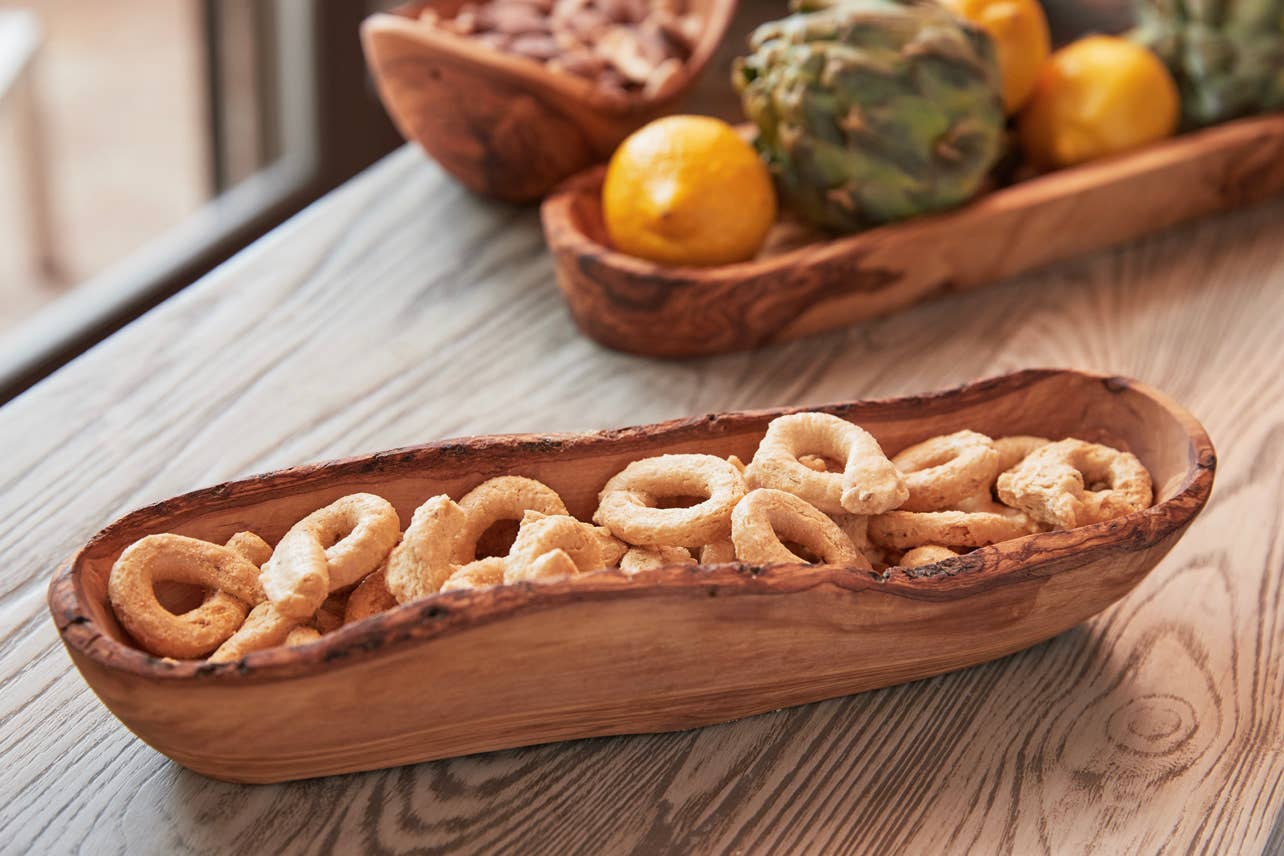 Live Edge Olivewood Boat