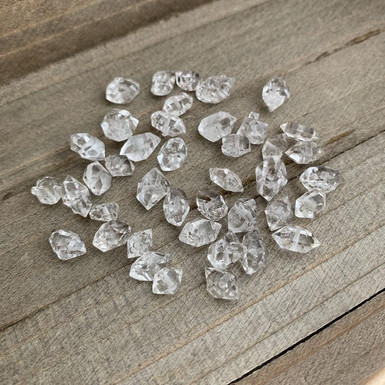 Herkimer Diamond Bar 16" Necklace