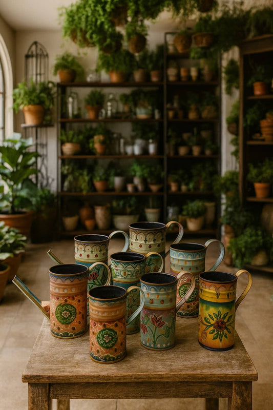 Hand Painted Watering Can
