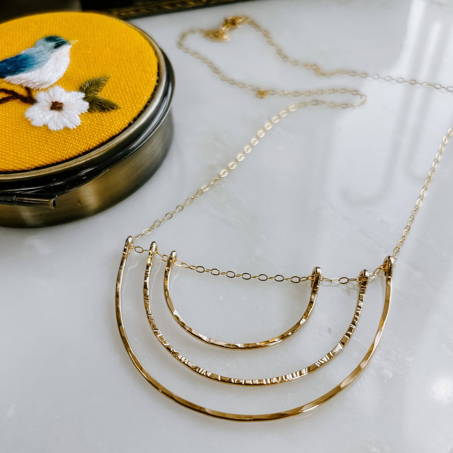 Reflection Rainbow  18" Necklace