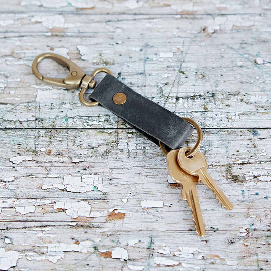 Buffalo Leather Keyring