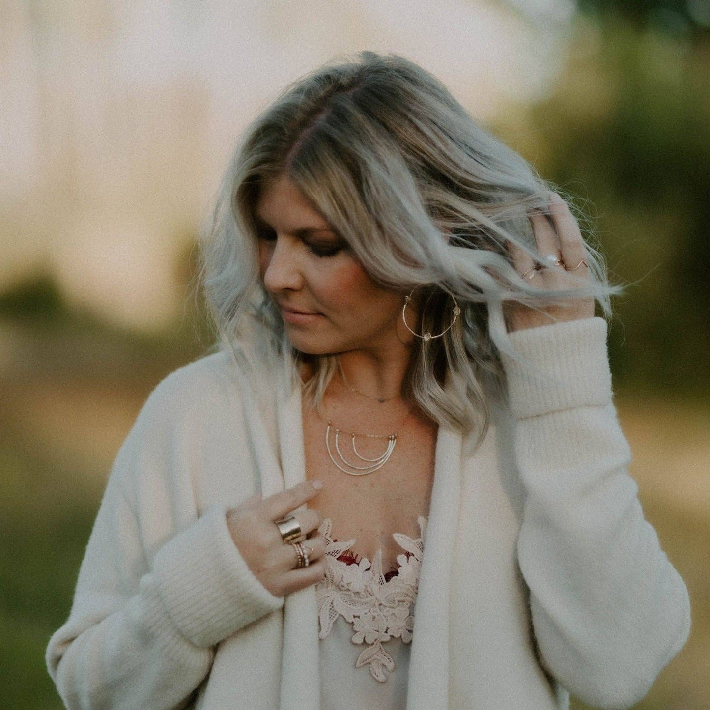 Reflection Rainbow  18" Necklace