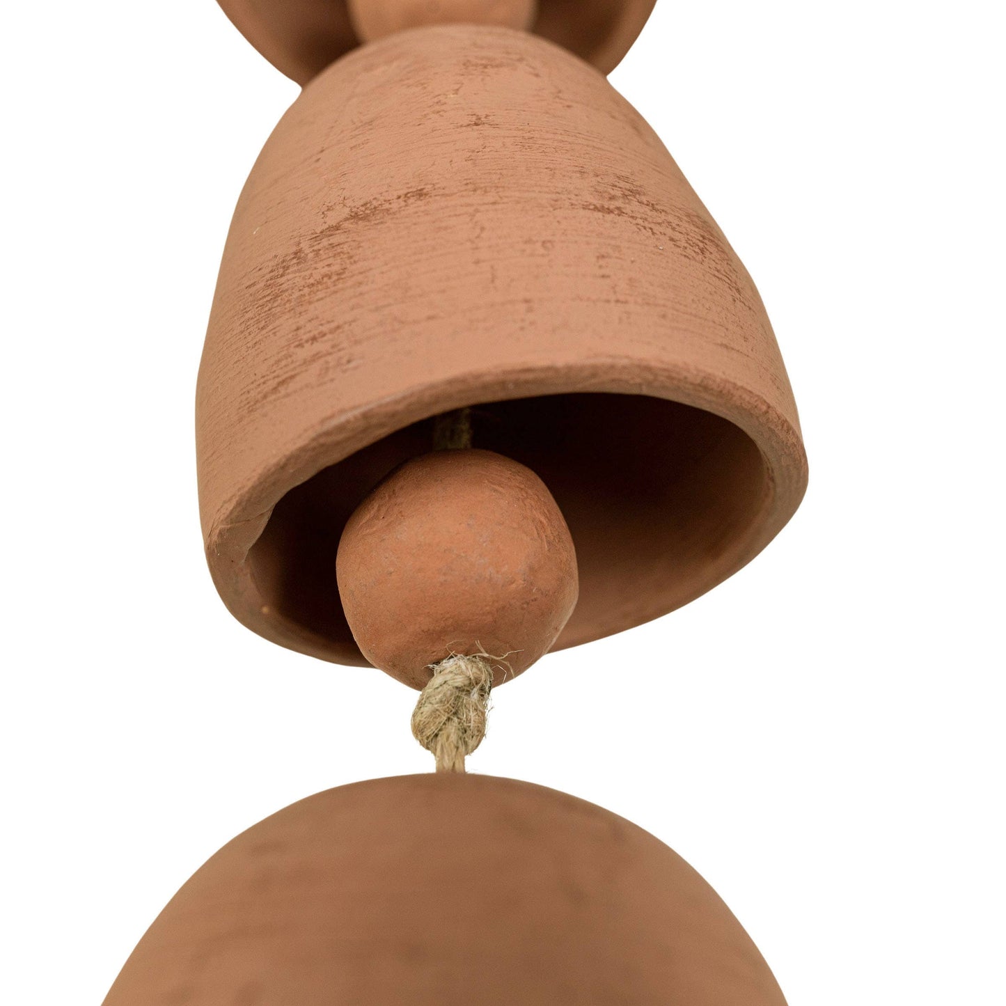 Terracotta & Jute Hanging Bells