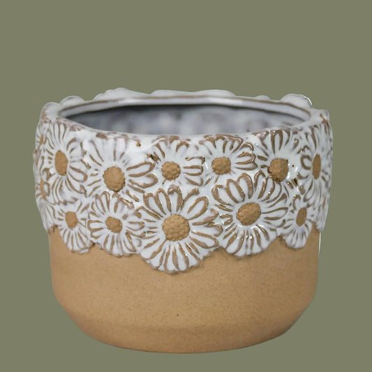 Daisy Rim Cachepot