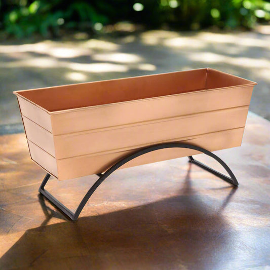 Odette Copper Flower Box Stand