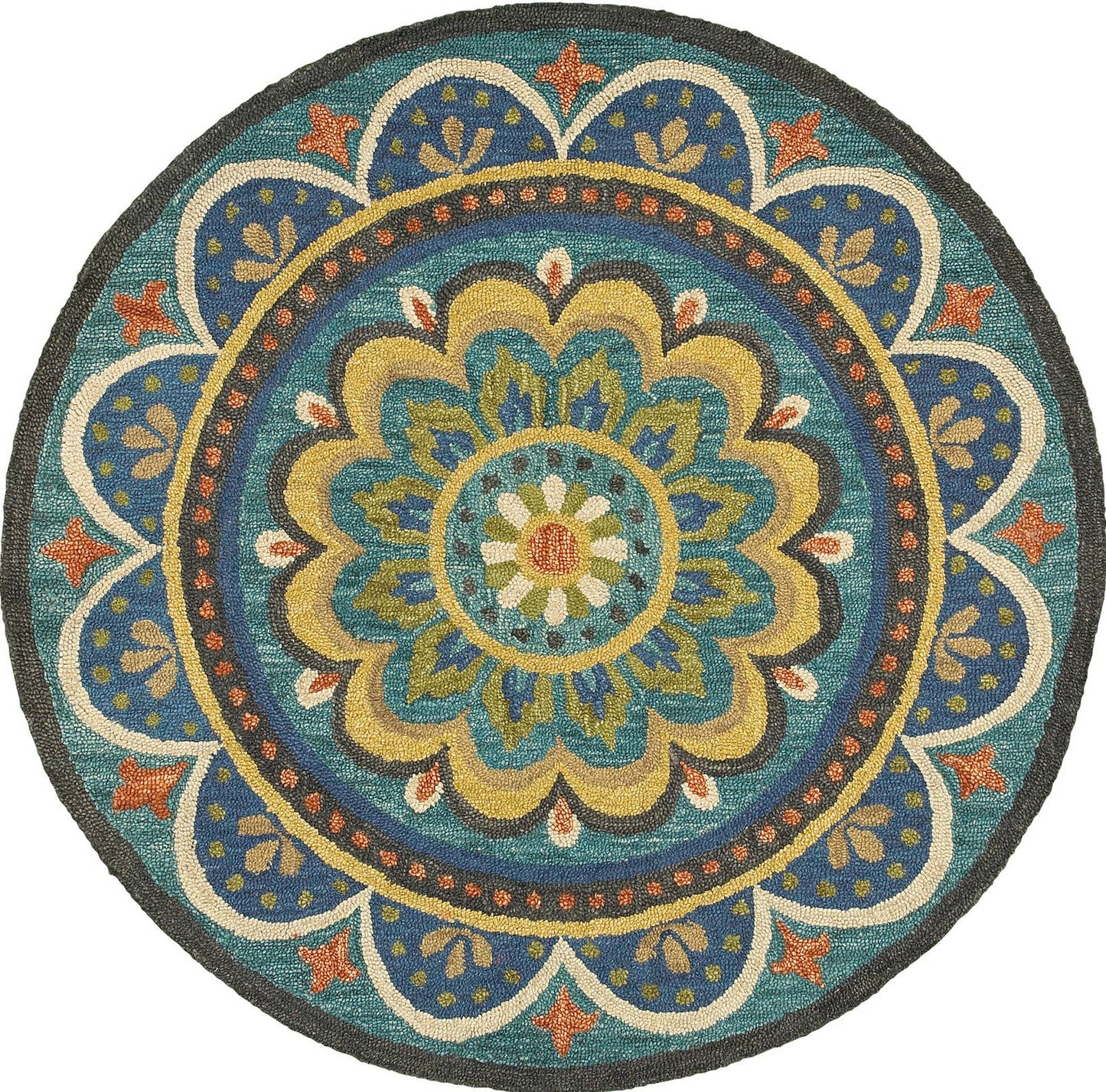 Daniela Hand-Tufted Wool 4' Round Rug