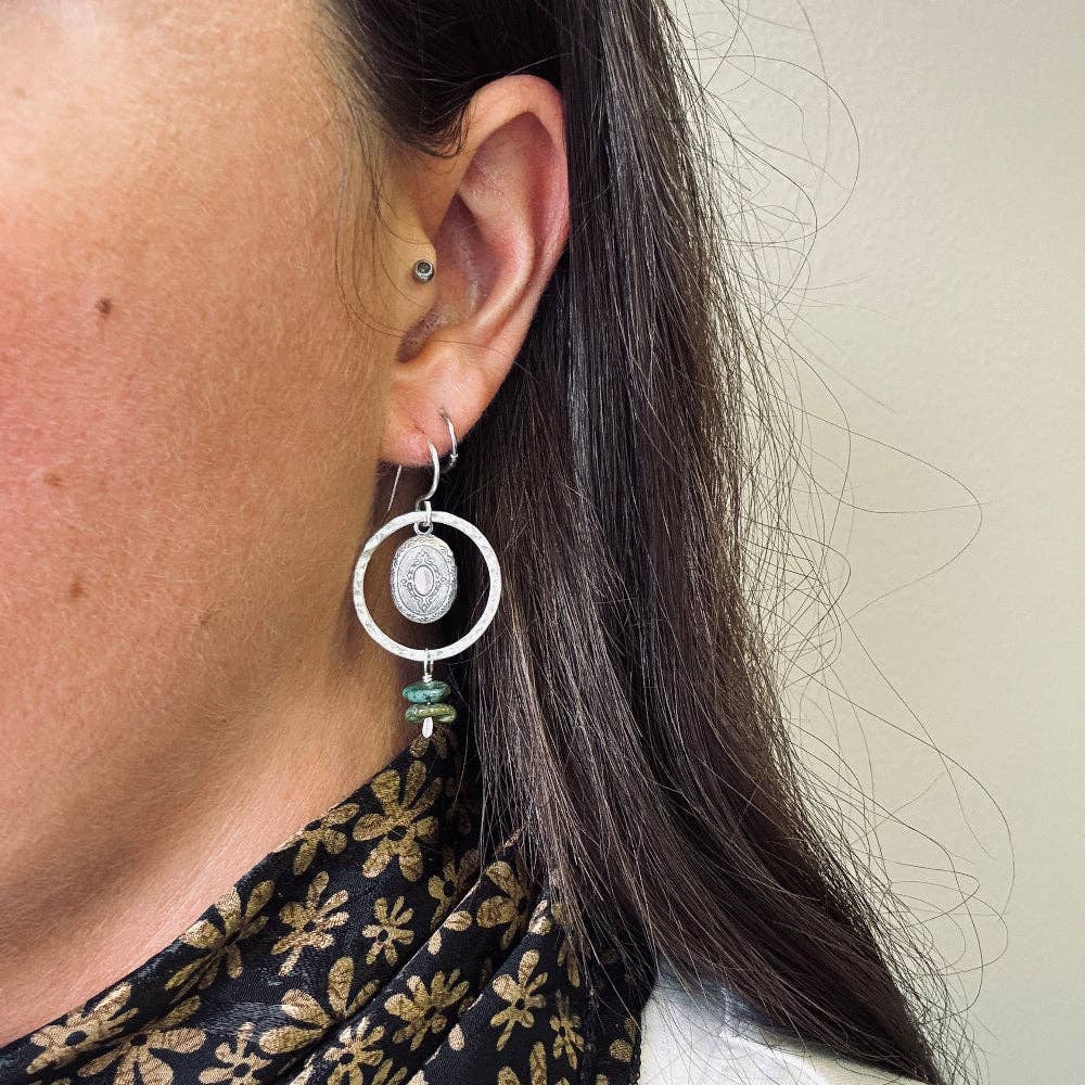 Silver Capsule Earrings