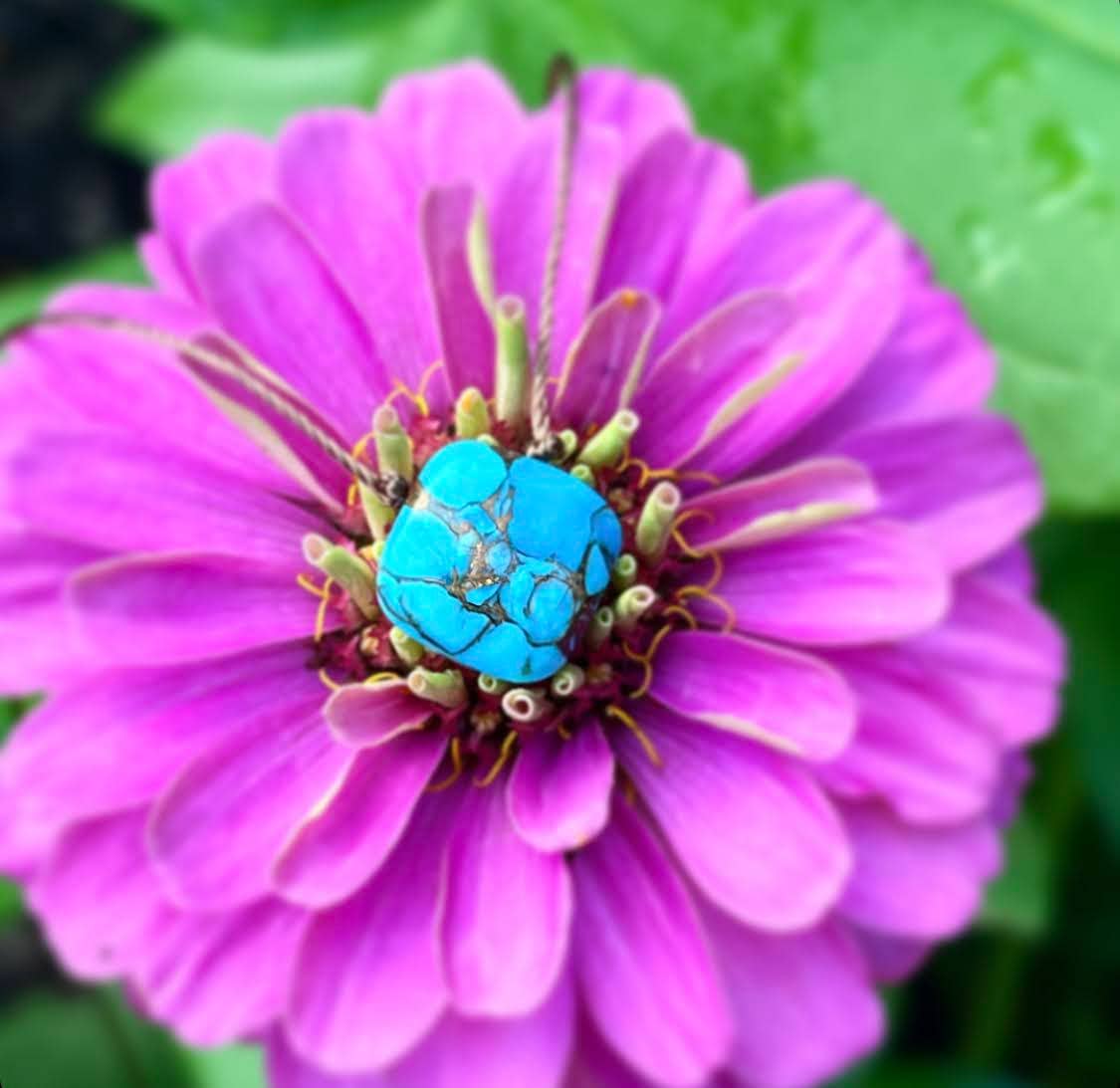 Copper Turquoise 16" Necklace