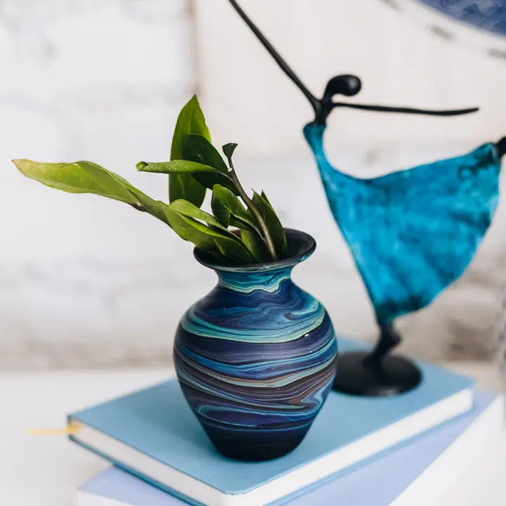 Phoenician Glass Bud Vase
