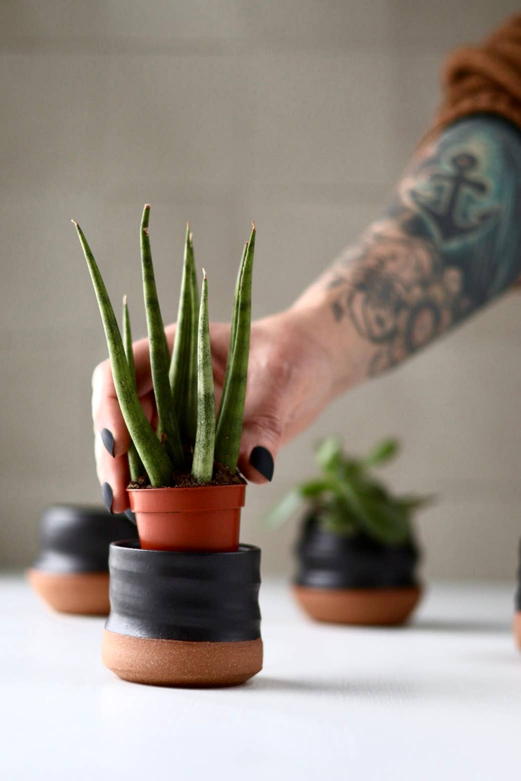 Handmade Pottery Mini Pots