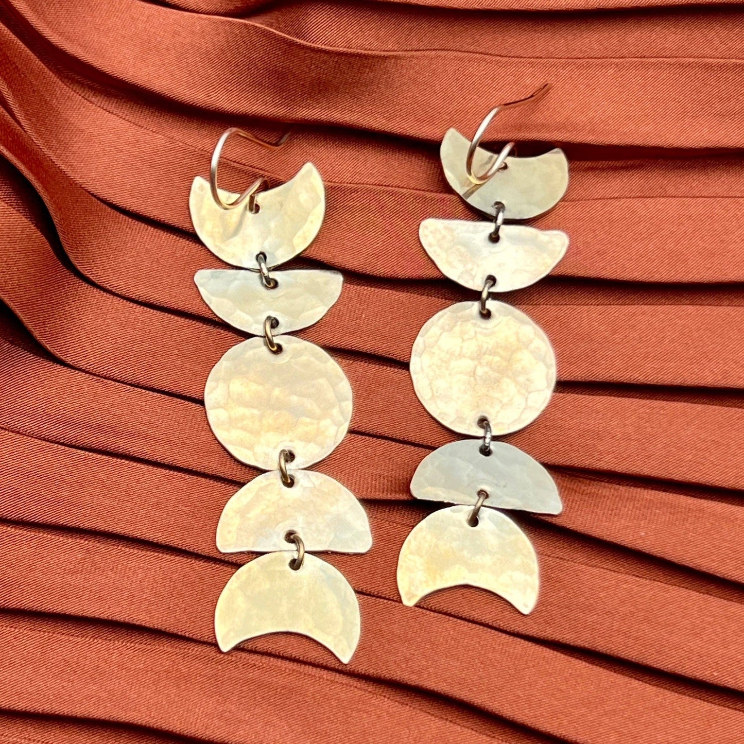 Moon Pendant Earrings