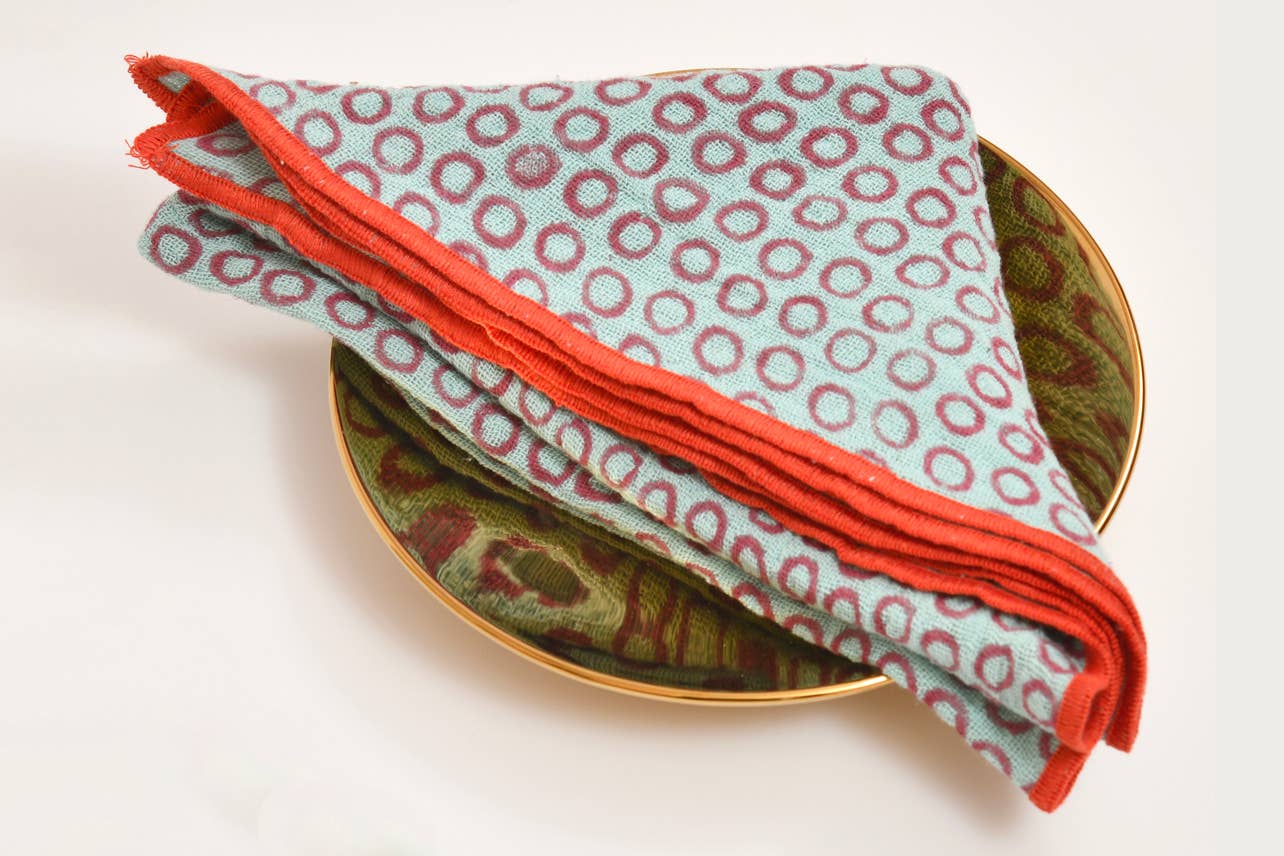 Block Print Napkins - Set of 4