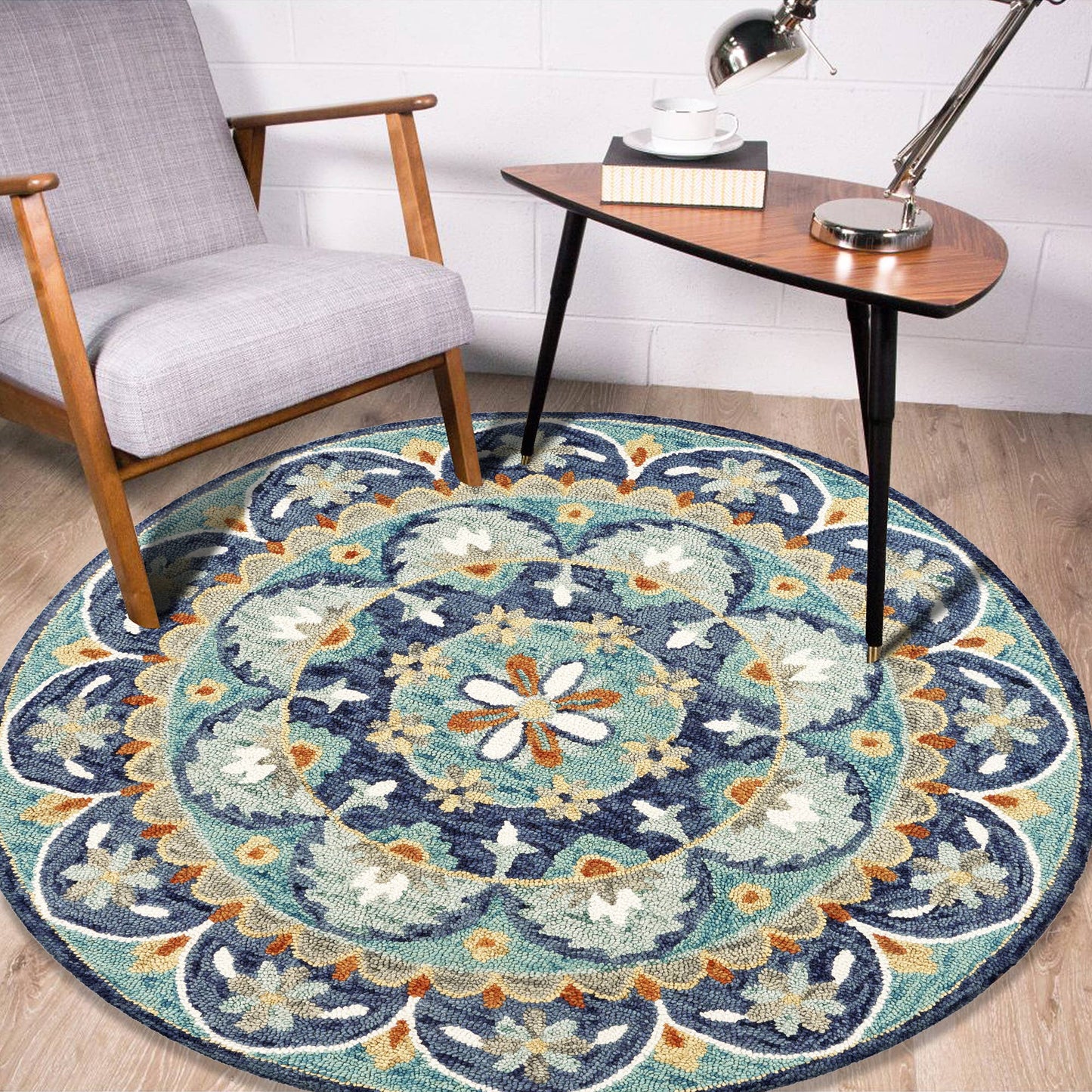 Daniela Hand-Tufted Wool 4' Round Rug