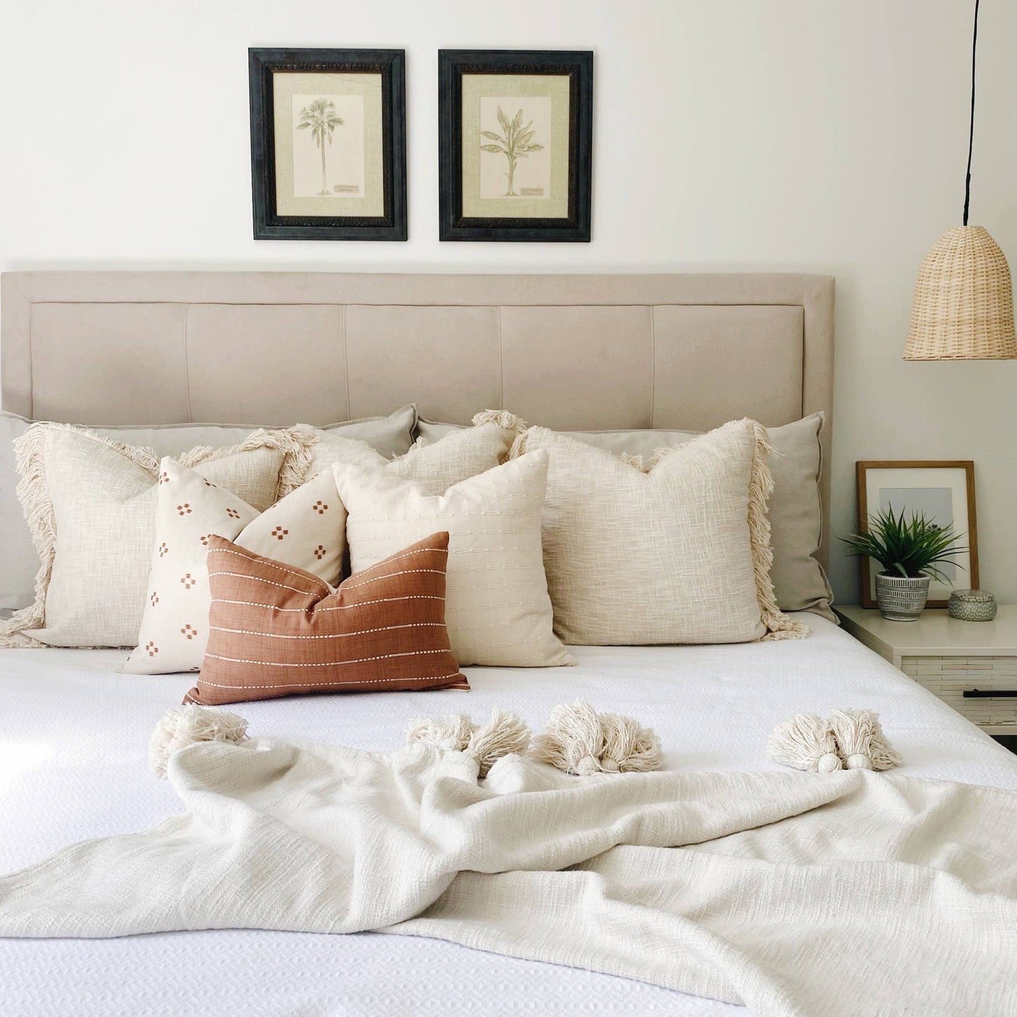Kala Taupe Pillow 18x18