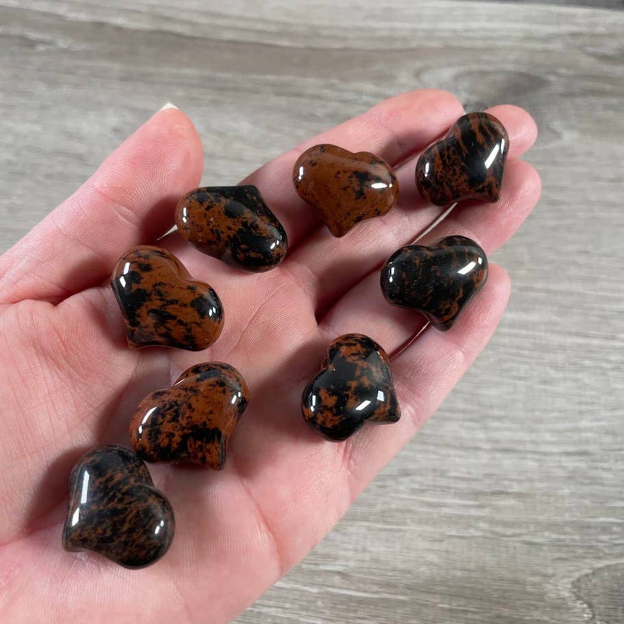 Gemstone Puffy Hearts